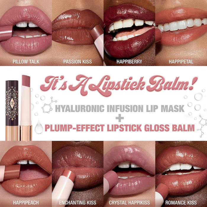 Charlotte Tilbury
Hyaluronic Happikiss Lipstick Balm
