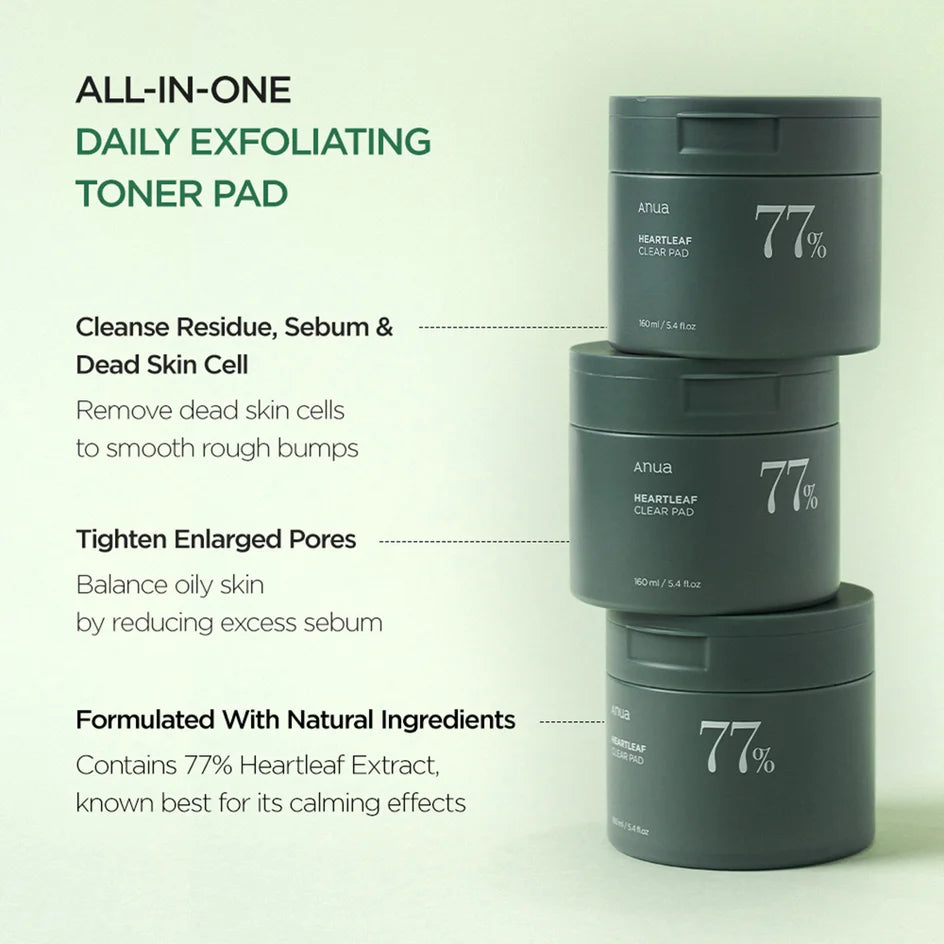 Anua Heartleaf 77 Clearpad 160ml