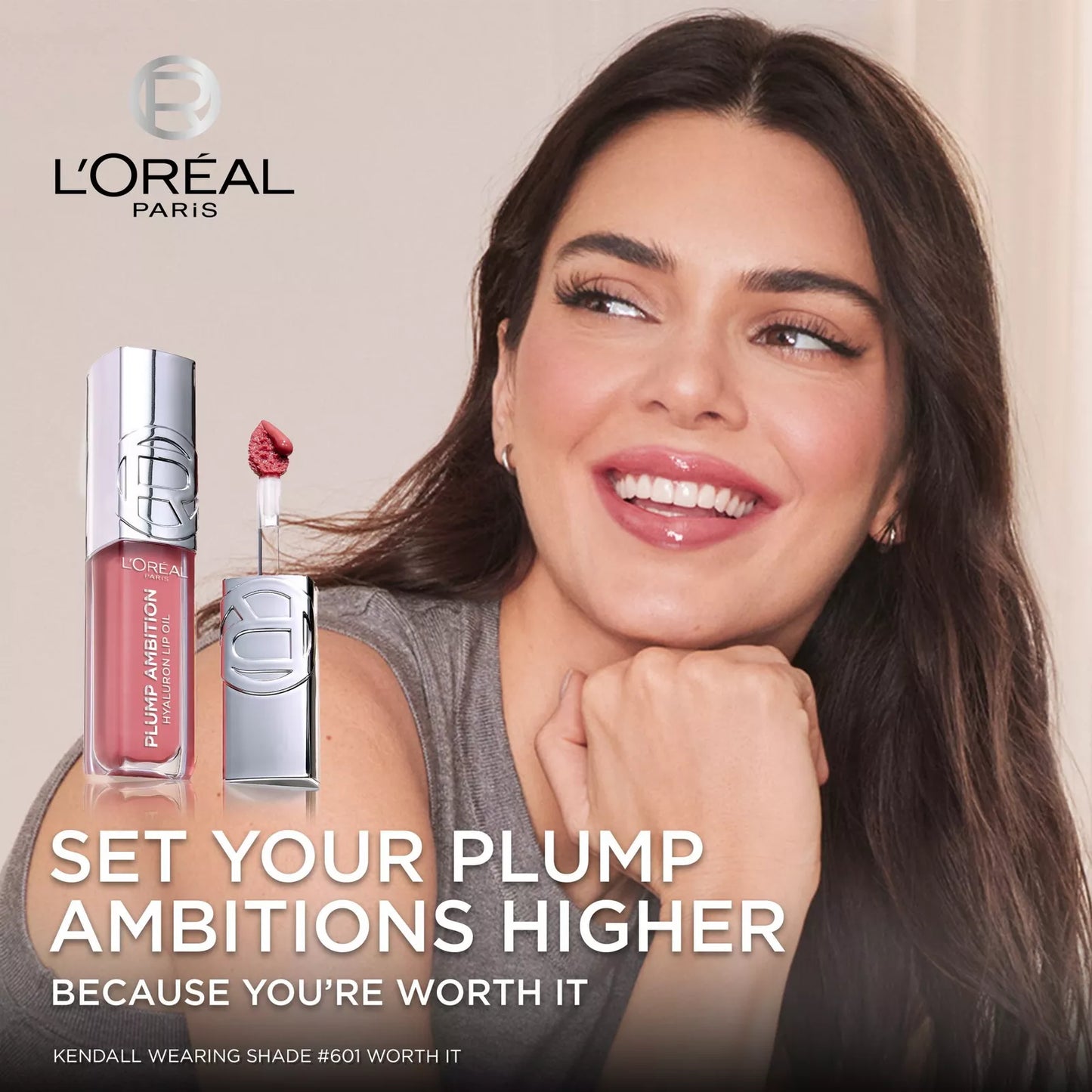 L'Oréal
Plump Ambition Hyaluron Lip Oil 24HR Care with Hyaluronic Acid