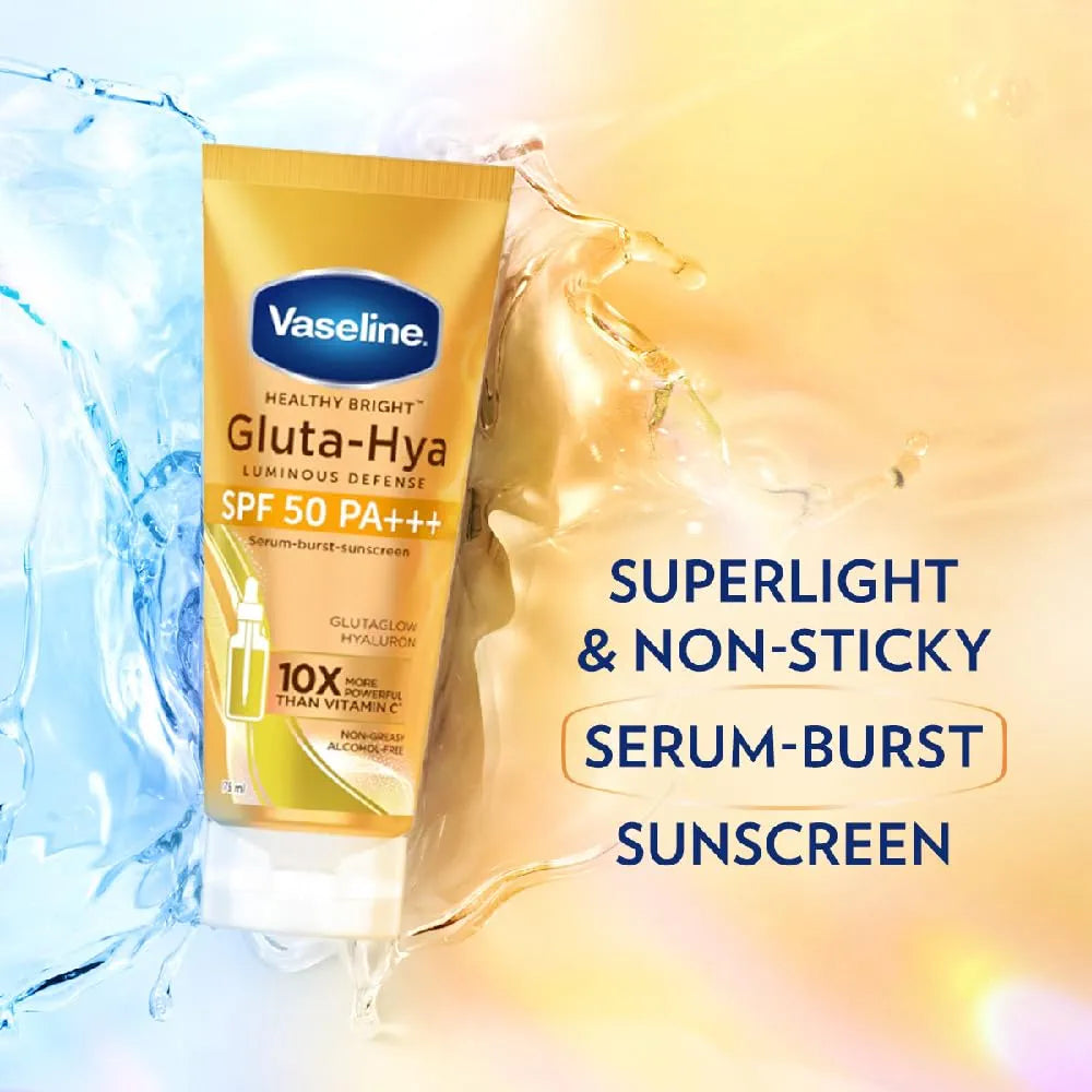 Vaseline Gluta-Hya Antioxidant Sunscreen Lotion (SPF 50 PA+++)