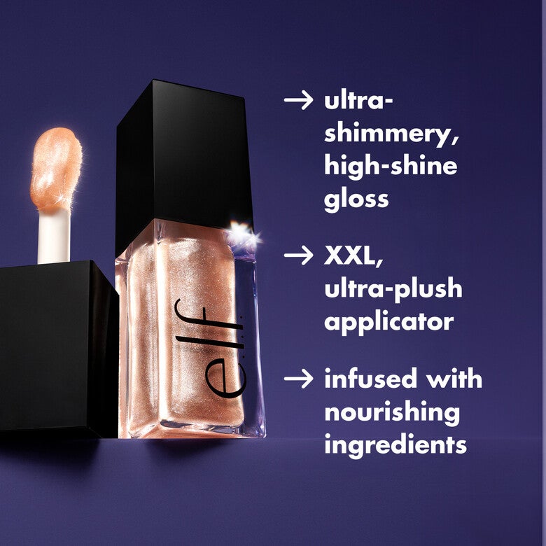 Elf Glow Reviver Lip Oil Glimmer shade Princess Cut