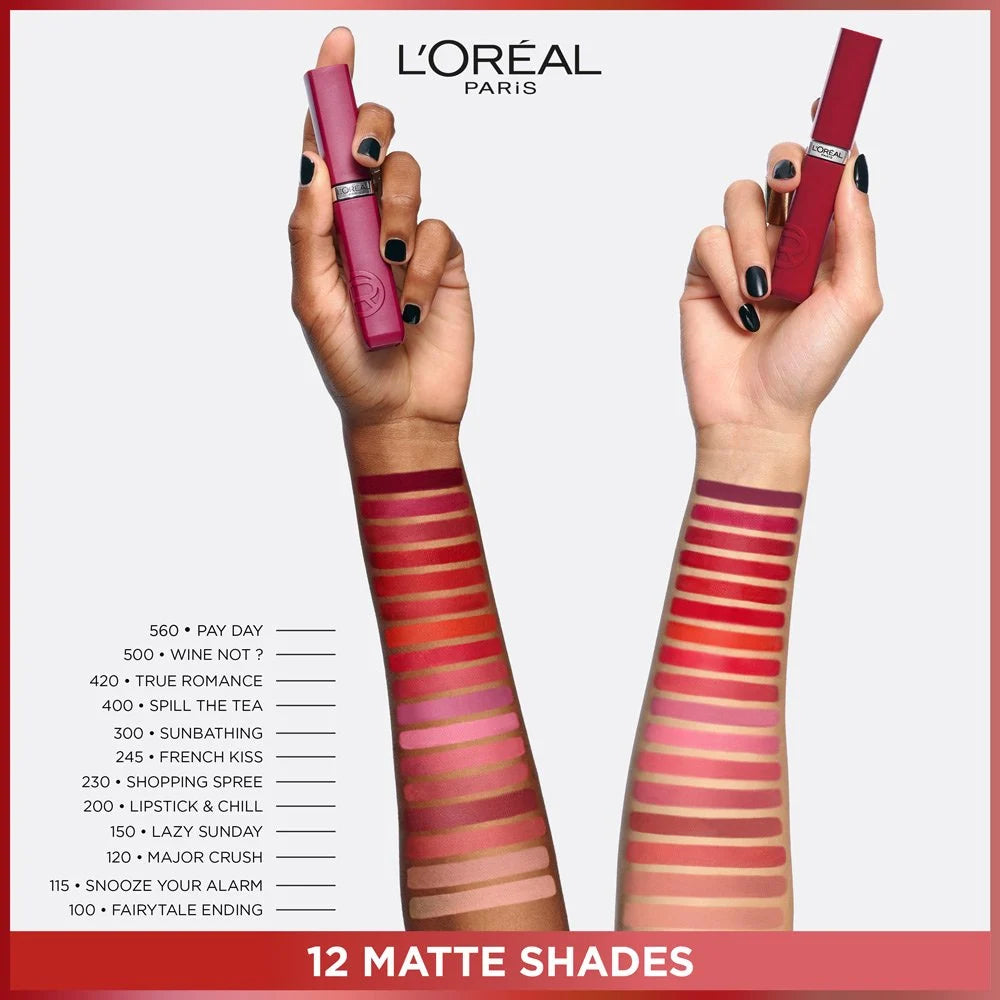 L'Oréal Paris matte lipstick