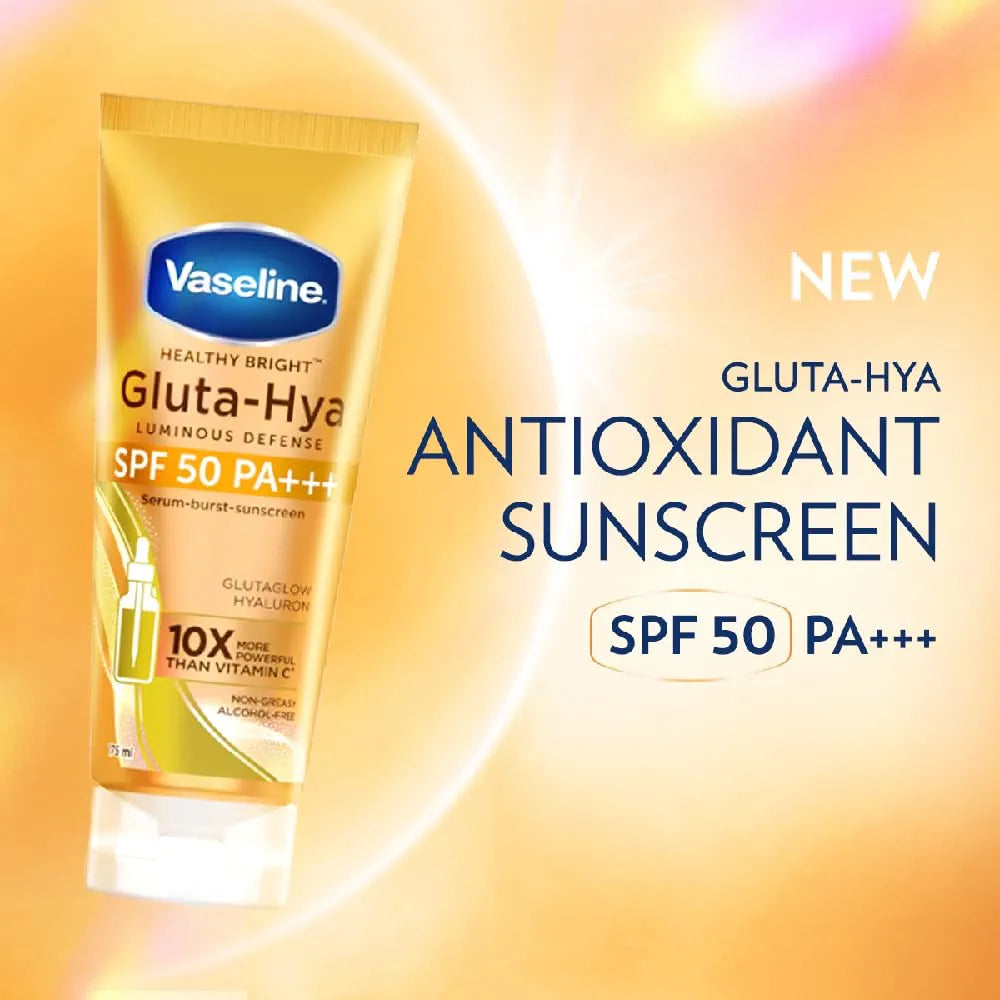 Vaseline Gluta-Hya Antioxidant Sunscreen Lotion (SPF 50 PA+++)
