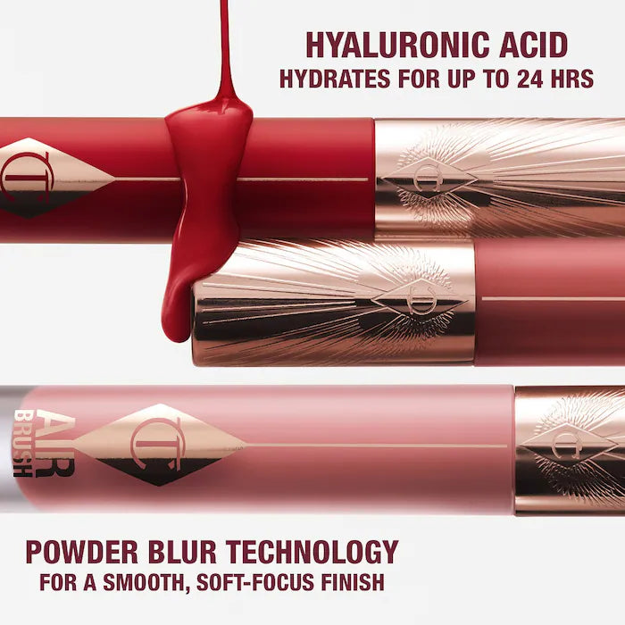 Charlotte Tilbury
Airbrush Flawless Matte Lip Blur Liquid Lipstick