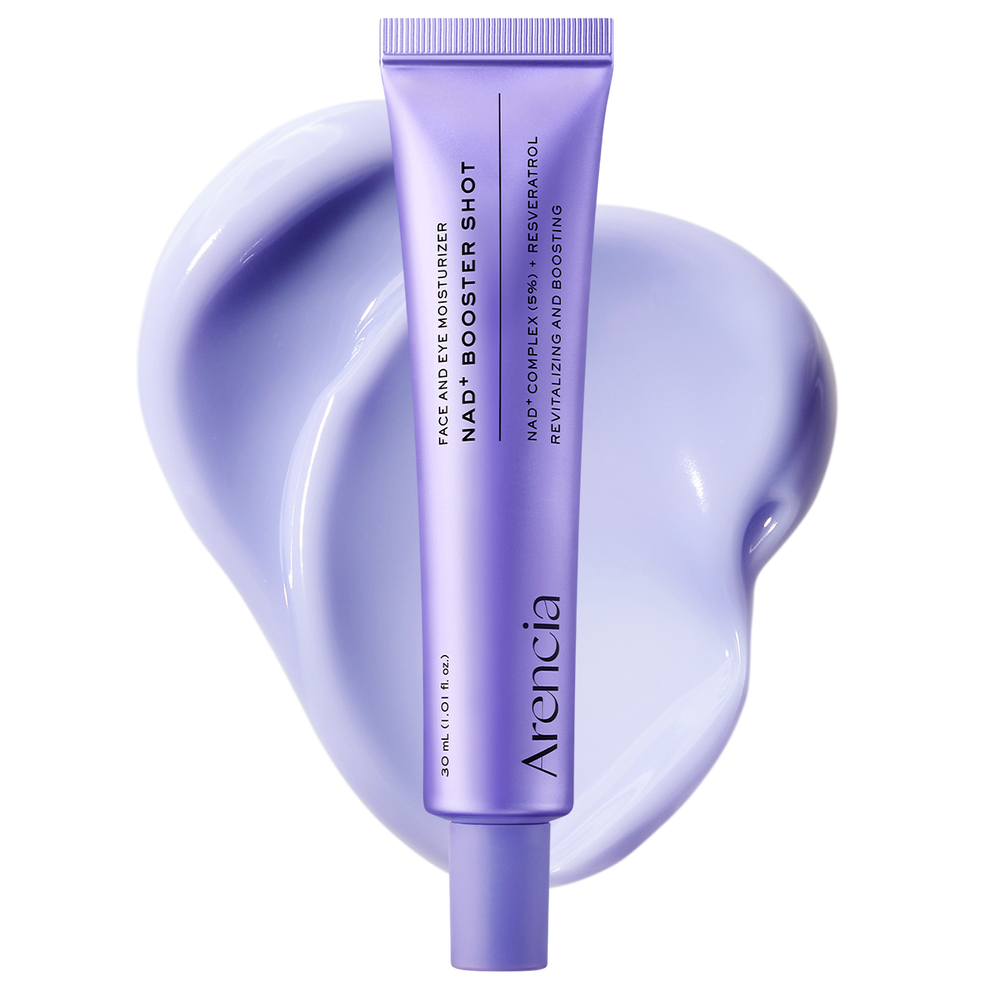 Arencia NAD+ Time-Rewind Booster Shot, Firming & Revitalizing Serum with 5% NAD+ Complex, Peptides & Resveratrol 30 ml