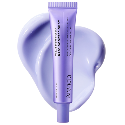 Arencia NAD+ Time-Rewind Booster Shot, Firming & Revitalizing Serum with 5% NAD+ Complex, Peptides & Resveratrol 30 ml
