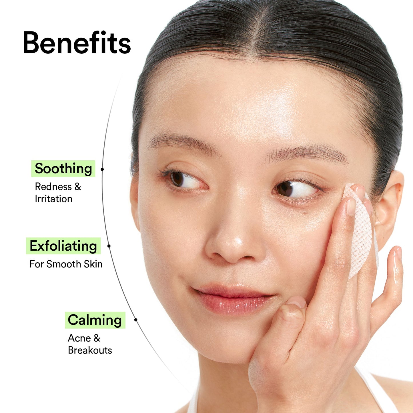 Abib Redness & Sensitivity, Combination skin, Breakouts & Acne, and Pore & Oil Control
Heartleaf Spot Pad Calming Touch