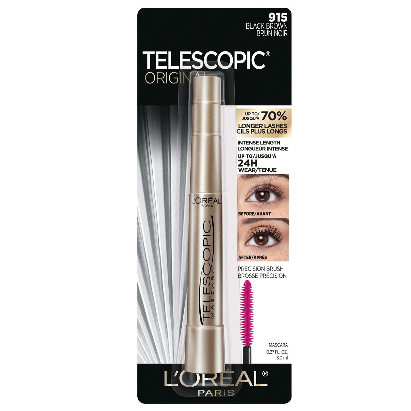 L’Oreal Paris Makeup Original Telescopic Mascara Black