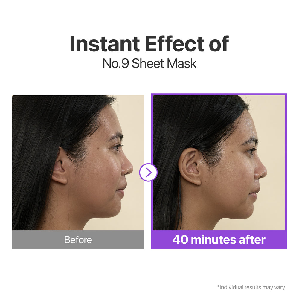 Numbuzin No.9 NAD+ BIO Lifting-sil Full Face Mask 1 Sheet + Lifting Band