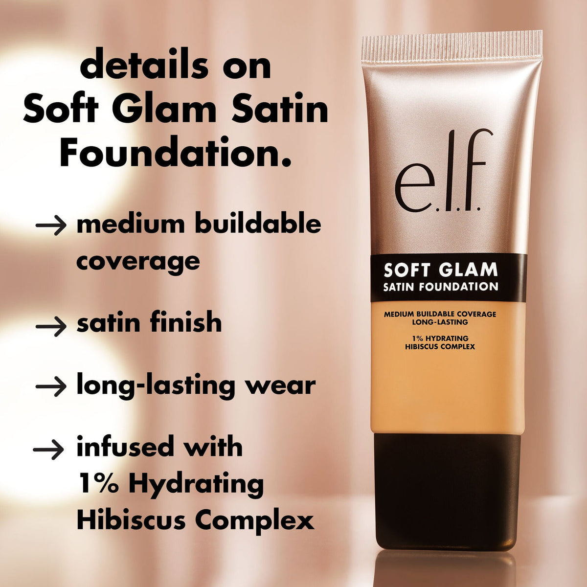 E.l.f Soft Glam Satin Foundation