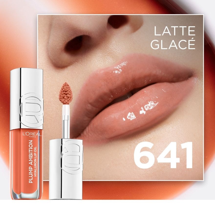 L'Oréal
Plump Ambition Hyaluron Lip Oil 24HR Care with Hyaluronic Acid