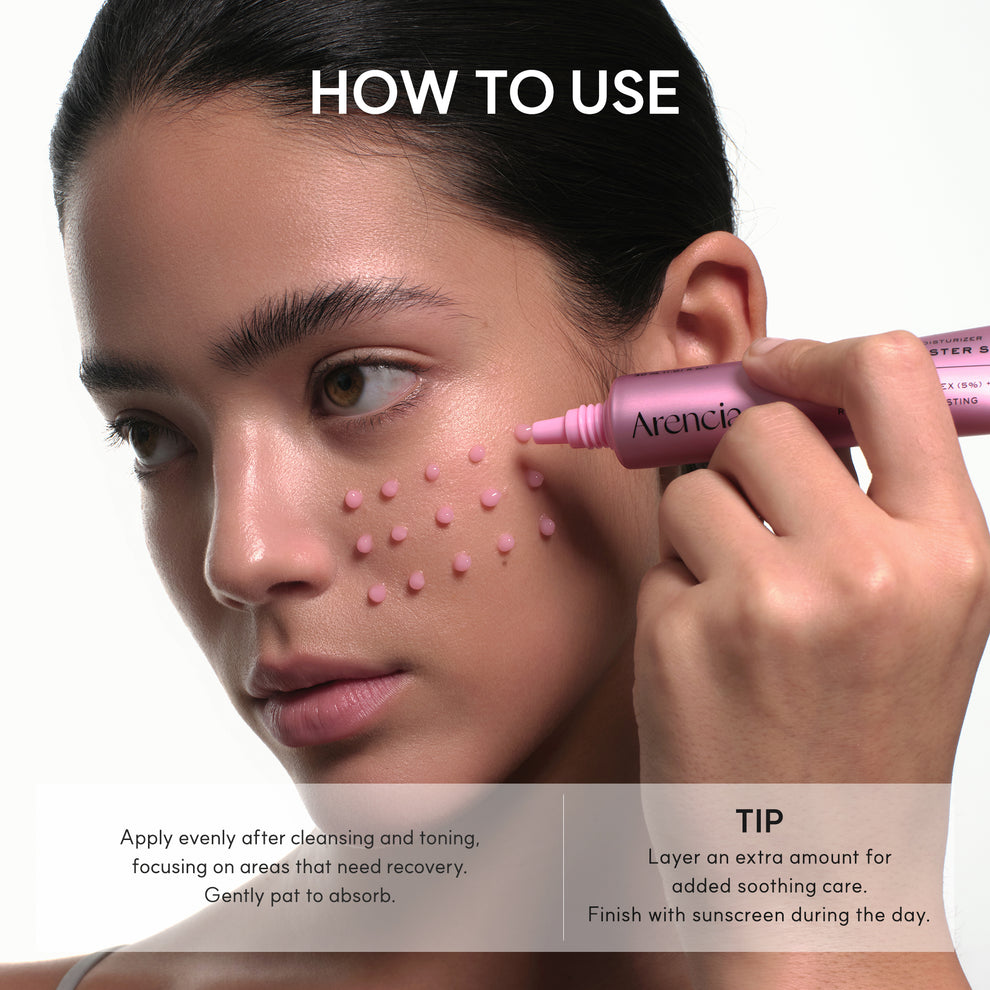 Arencia PDRN Booster Shot, Rosy-PDRN & Peptides for Glowy, Healthy Skin - Recommended for Sensitive, Red Skin