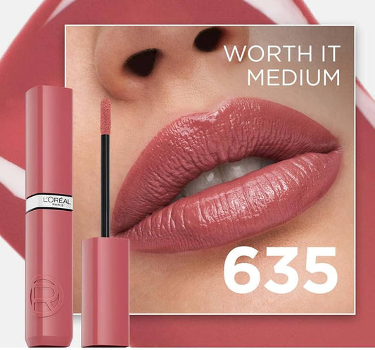 L'Oréal Paris Infaillable Laque Resistance Liquid Lipstick 635 Worth It Medium