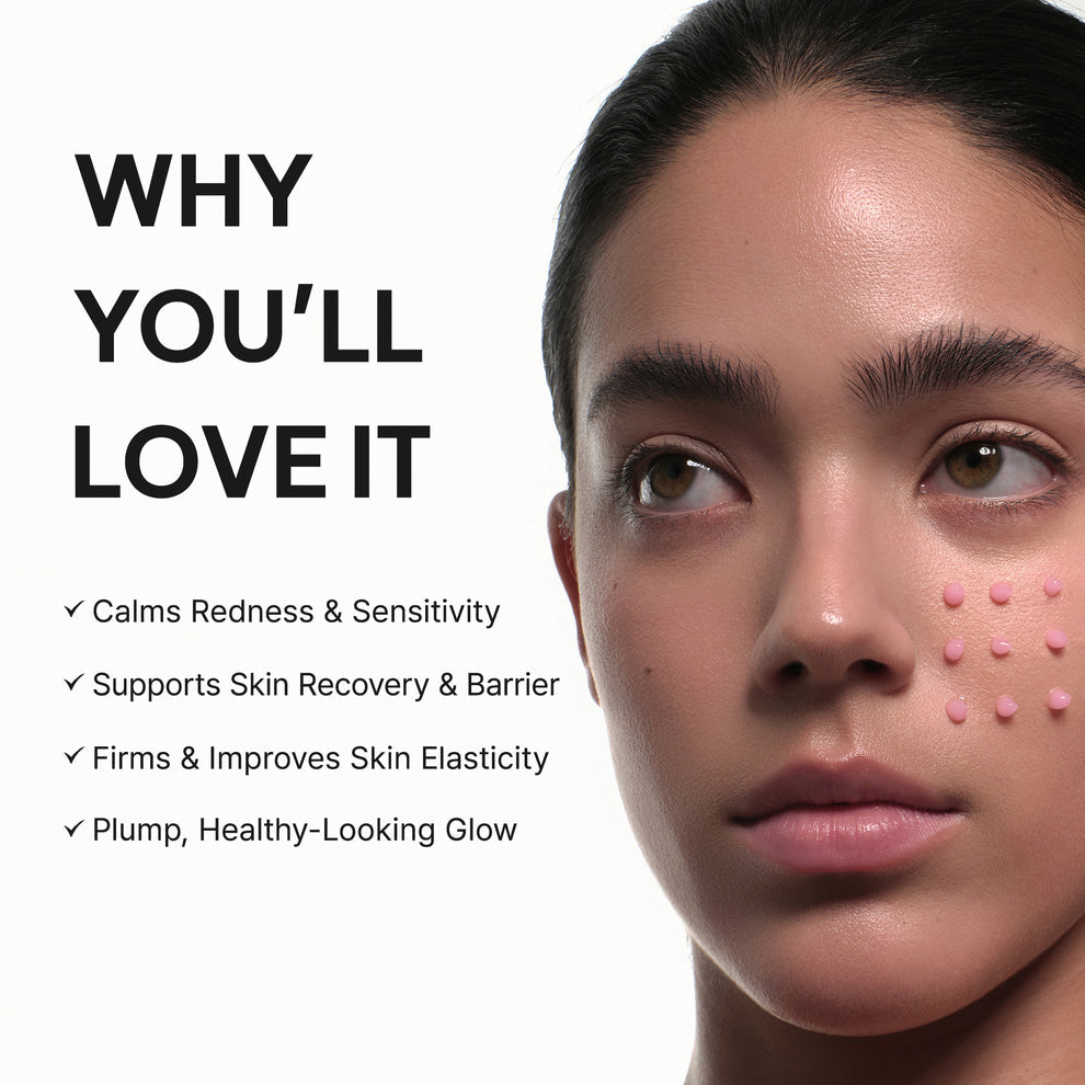 Arencia PDRN Booster Shot, Rosy-PDRN & Peptides for Glowy, Healthy Skin - Recommended for Sensitive, Red Skin