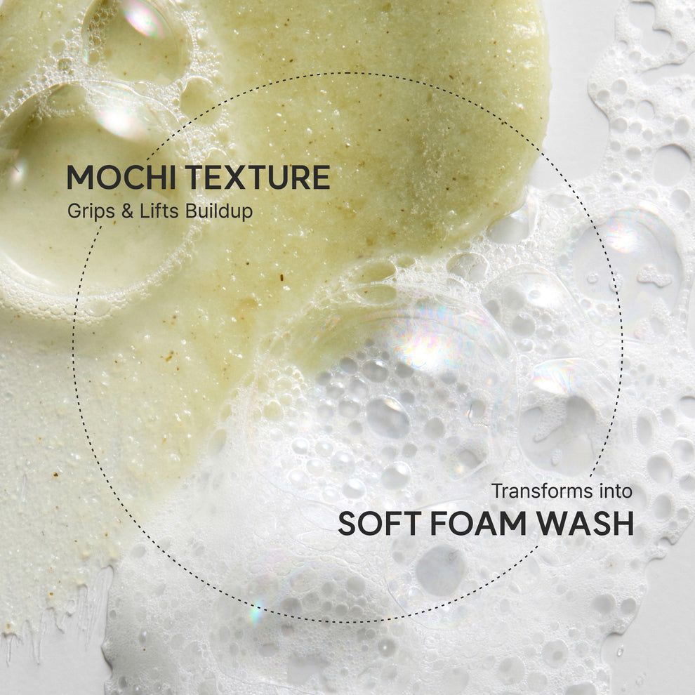 Arencia Fresh Green Rice Mochi Cleanser, Gentle Daily Cleanser for Congestion-Prone Skin size 120g