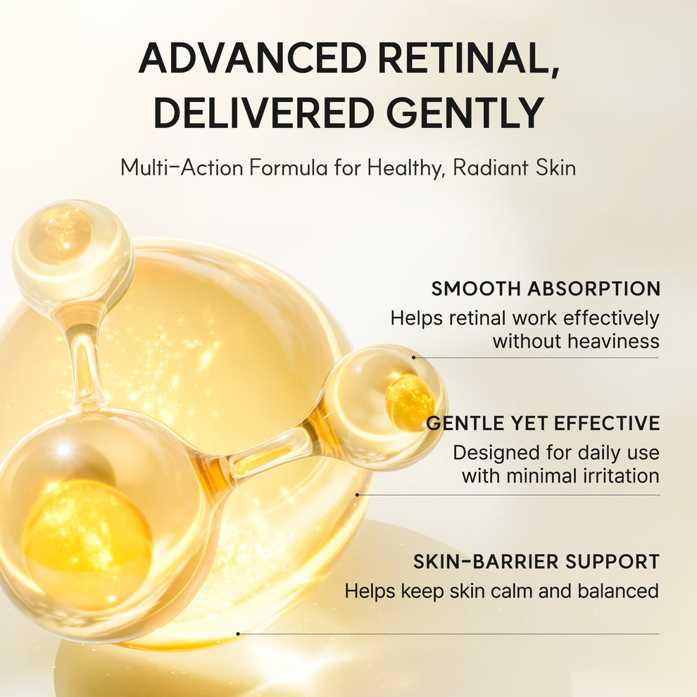 Arencia Retinal Booster Shot, Advanced Retinal & Caffeine Formula for Firm, Pore-Refined Skin 30 ml