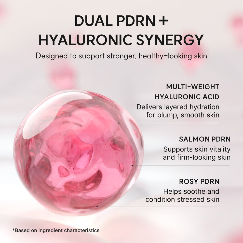 Arencia PDRN Booster Shot, Rosy-PDRN & Peptides for Glowy, Healthy Skin - Recommended for Sensitive, Red Skin