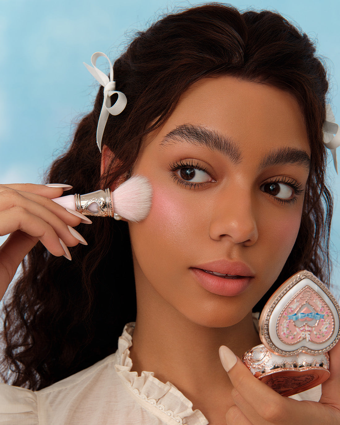 Flower knows Bunny Garden Angled Blush Brush Pink