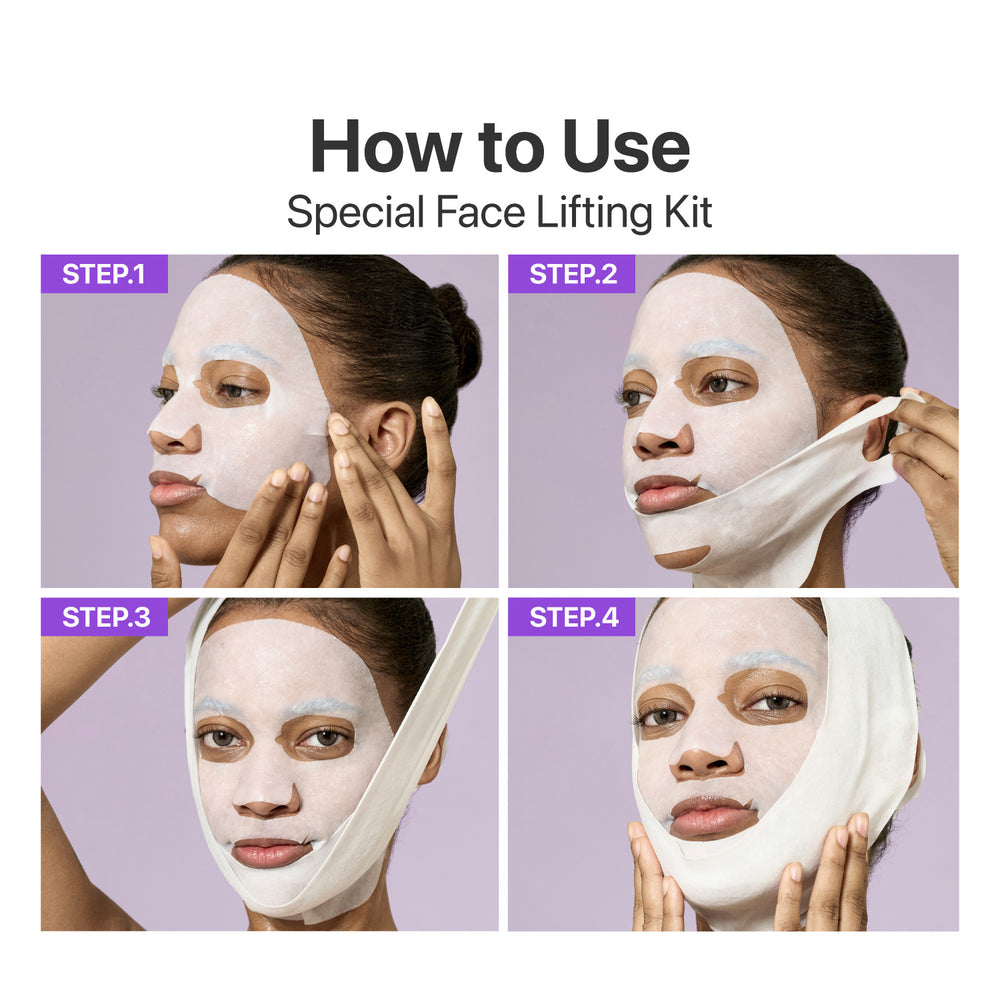 Numbuzin No.9 NAD+ BIO Lifting-sil Full Face Mask 1 Sheet + Lifting Band