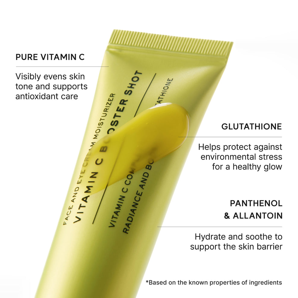 Arencia Vitamin C Booster Shot 30 ml, Pure Vitamin C + Glutathione for Bright, Healthy Skin Glow