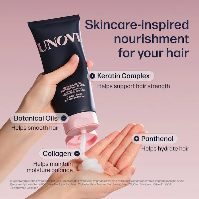 UNOVE 
Mini Deep Damage Repair Hydrating Hair Mask 40 ml