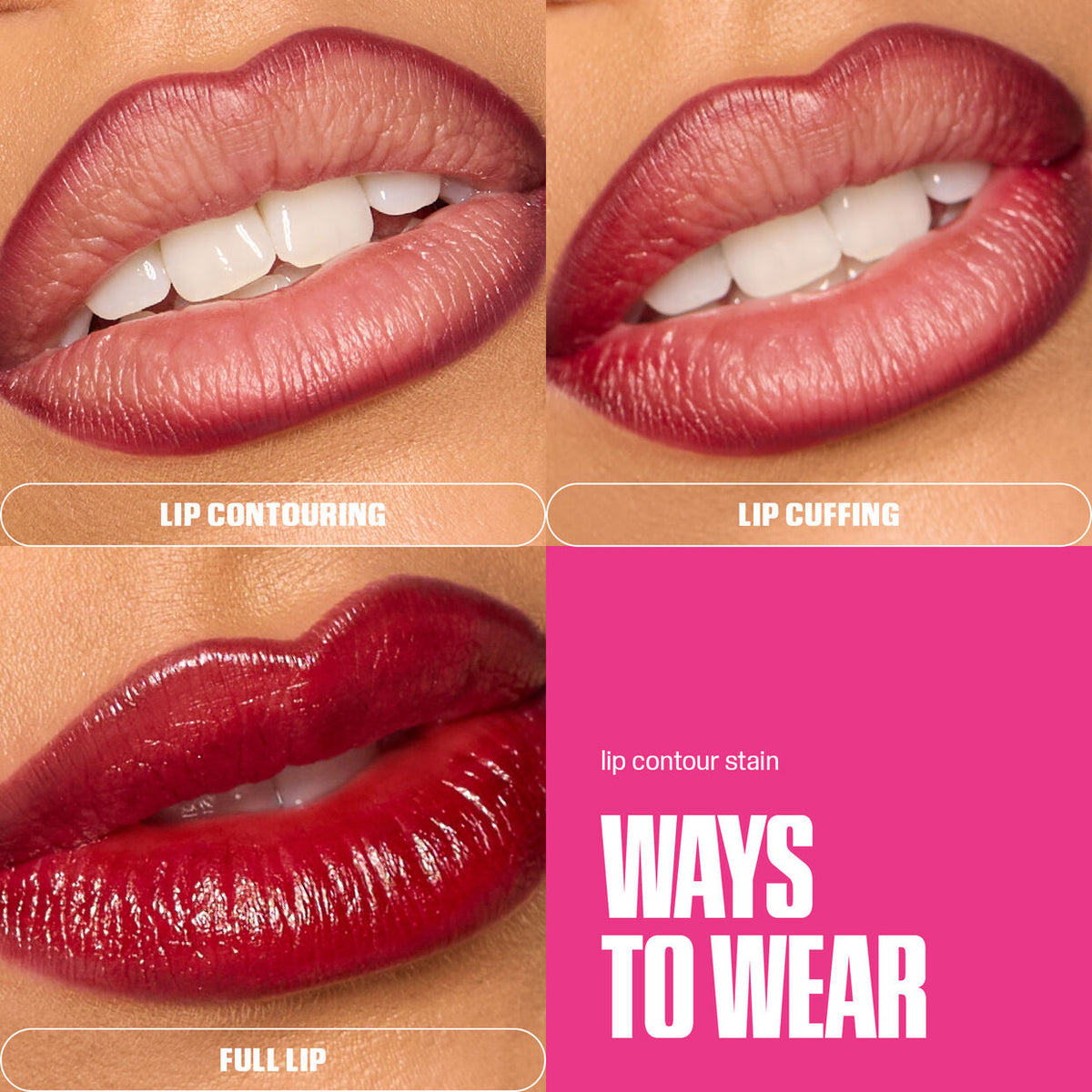 Huda Beauty Lip Contour Lip Stain For 12-Hour Wear