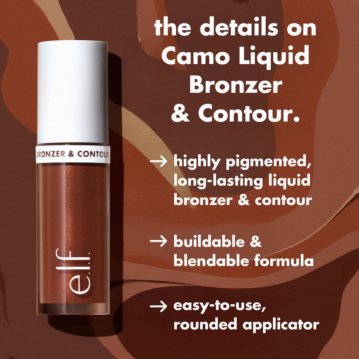 E.l.f Camo Liquid Bronzer & Contour 5 medium