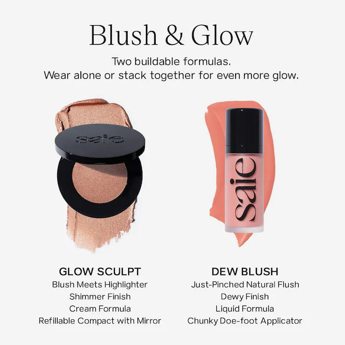 Saie 
Glow Sculpt Multi-Use Cream Highlighting Blush