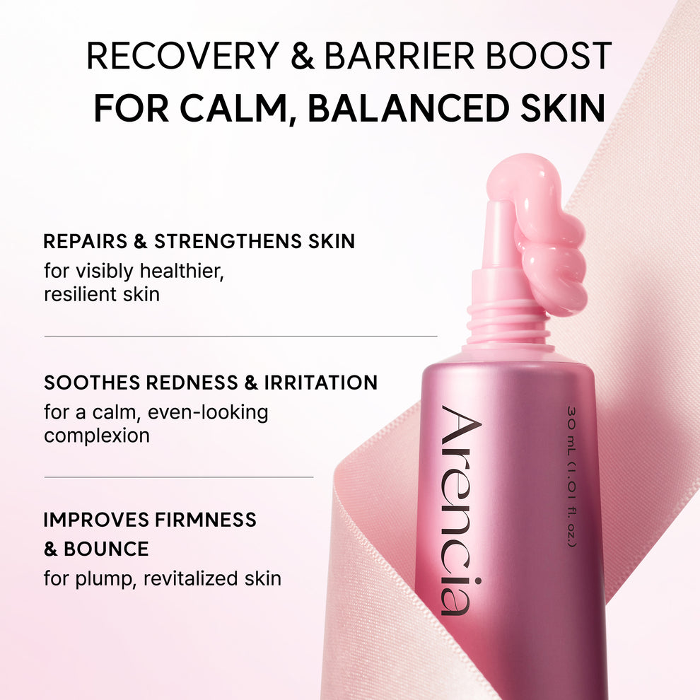 Arencia PDRN Booster Shot, Rosy-PDRN & Peptides for Glowy, Healthy Skin - Recommended for Sensitive, Red Skin
