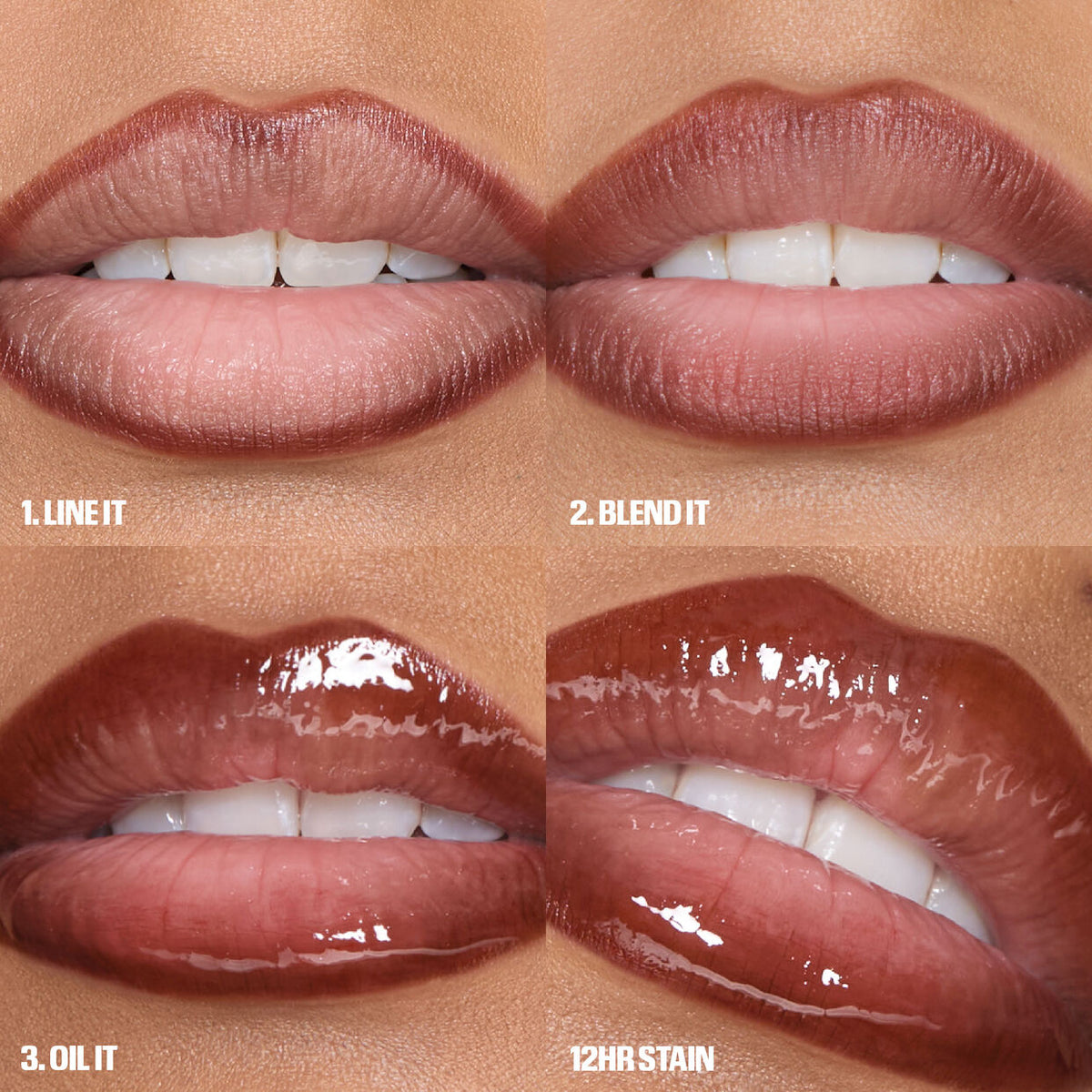 Huda Beauty Lip Contour Lip Stain For 12-Hour Wear