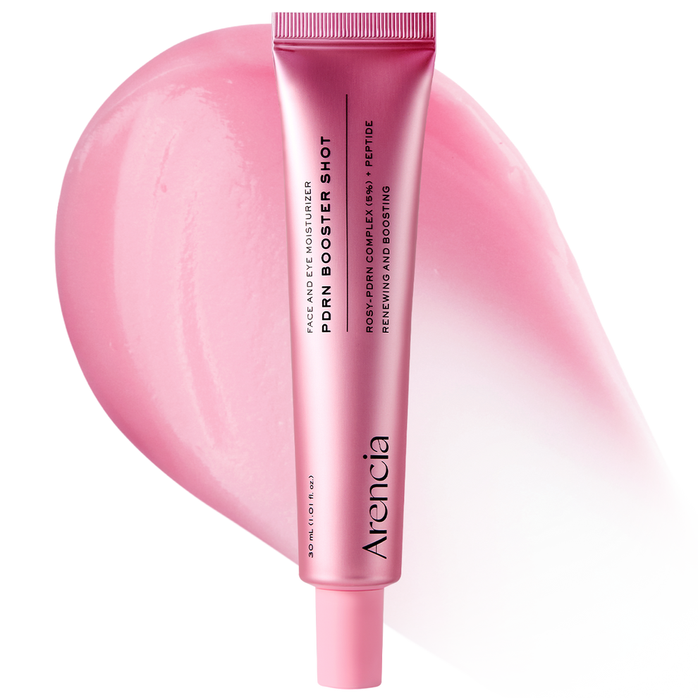 Arencia PDRN Booster Shot, Rosy-PDRN & Peptides for Glowy, Healthy Skin - Recommended for Sensitive, Red Skin