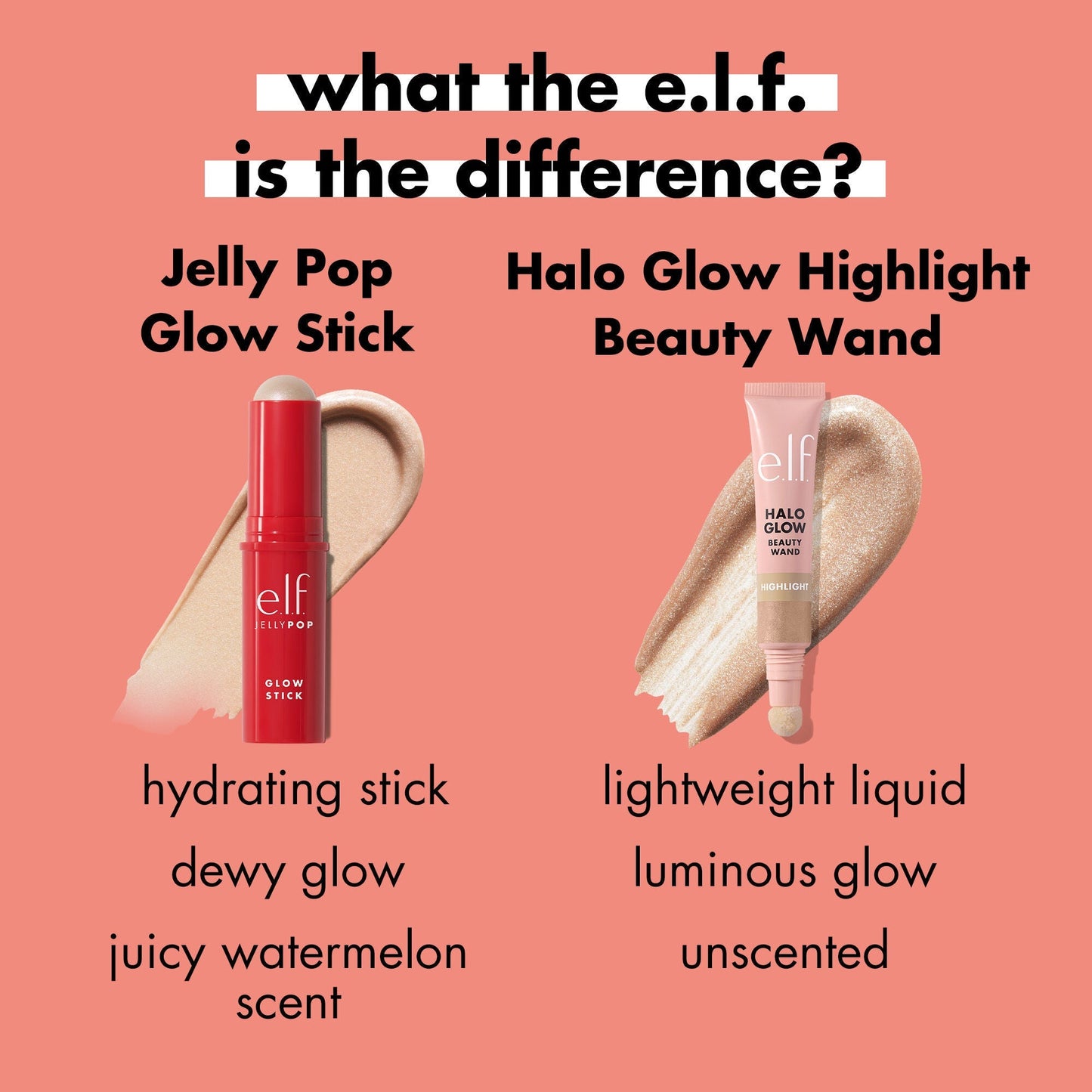 Elf Jelly Pop Glow Stick shade Melon Aire