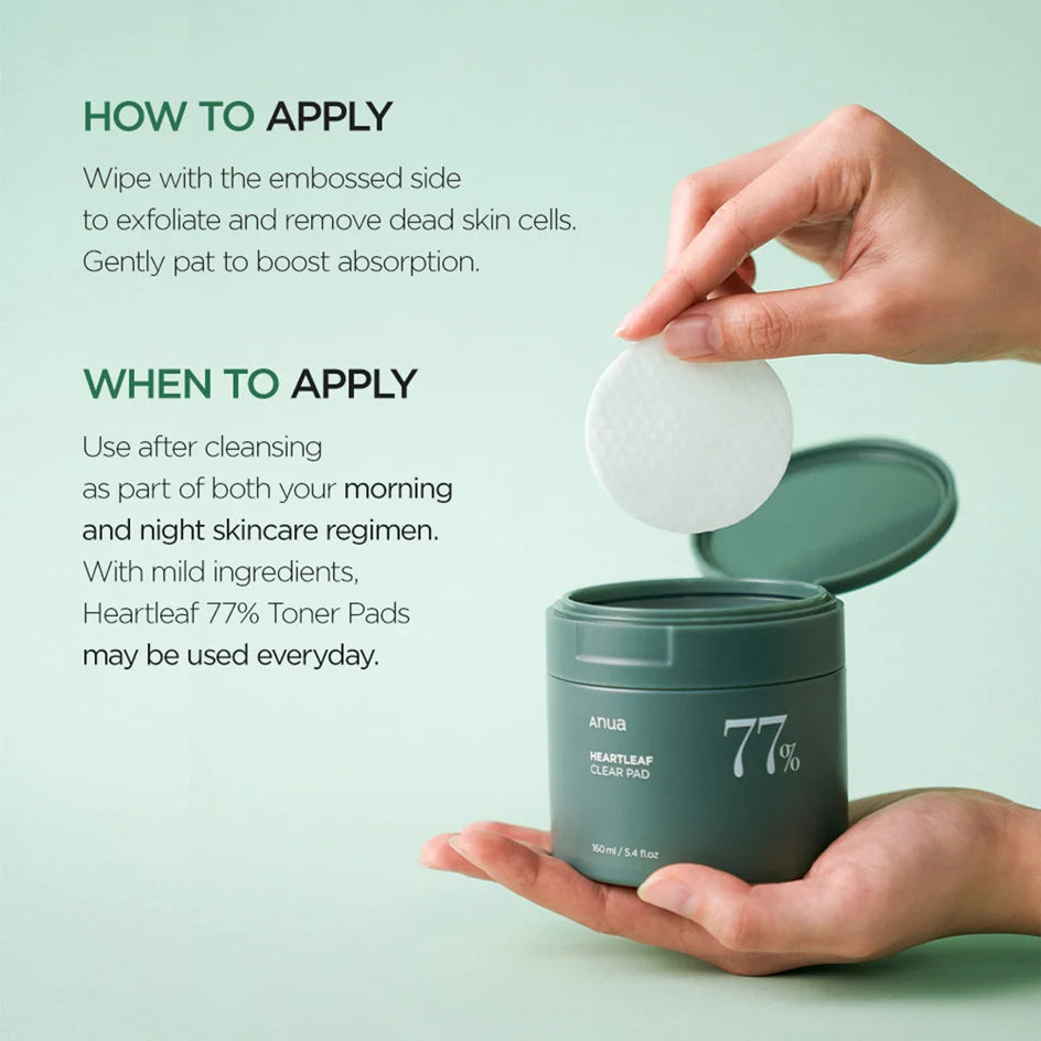 Anua Heartleaf 77 Clearpad 160ml